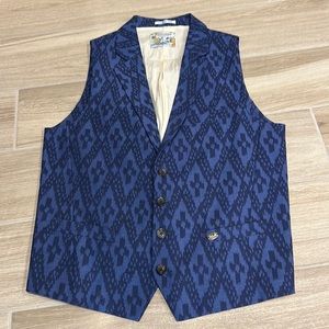 Scotch & Soda Ikat print Rare Vest beautiful Size Small or 46